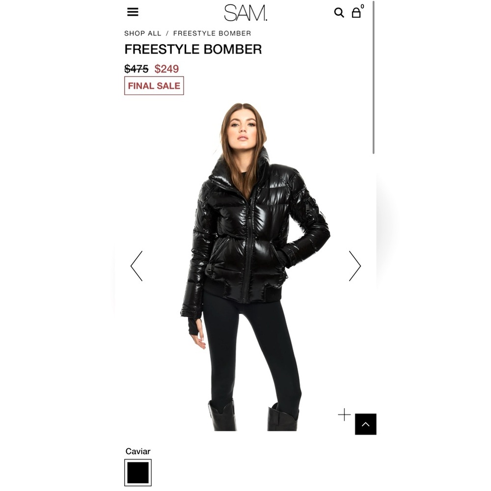 Sam. Freestyle bomber jacket L